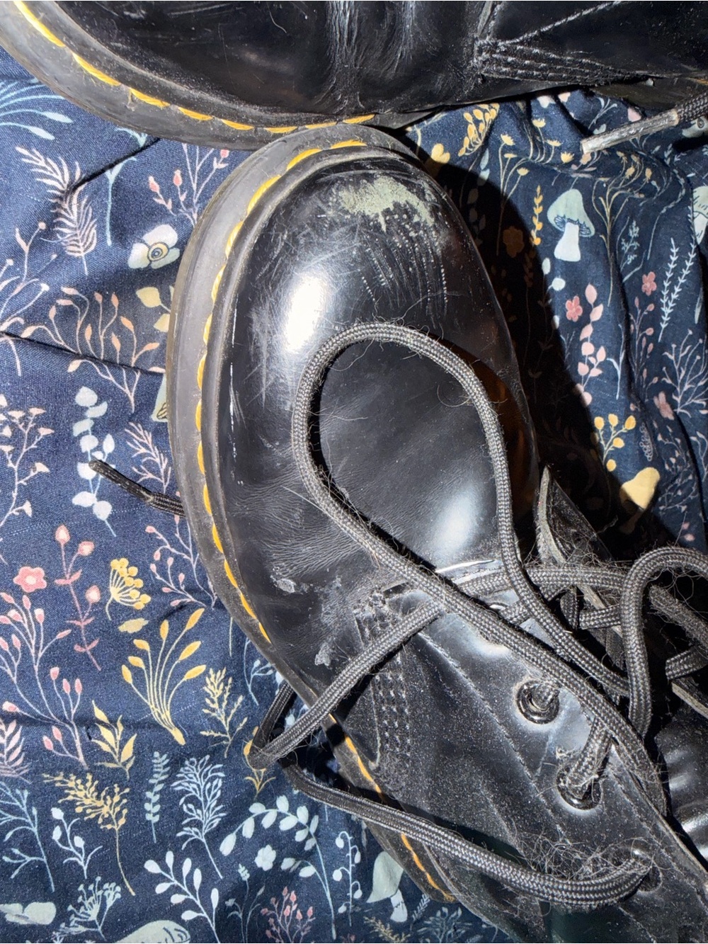 Dr. Martens Black Leather Lace-Up Boots - Picture 4 of 5
